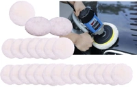 DIY Crafts 3, 4" inch Only Wool Pad, 3"-7" inch Only Wool Pad Drill Thread Sucker Wool Cleaning Polishing - Set of As Choice Durable & Sturdy Construction(3, 4" inch Only Wool Pad) - Standard, 4" inch Only Wool Pad