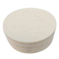 DIY Crafts 3" inch 1 Set - 1, 1 Pc Felt Pad, Backing Pad; Universal Nut; Wool Polishers Polishing Clean Buffing Pad Bonnet for Upholstery Car(3" inch 1 Set - 1, 1 Pc Felt Pad) - Pack Of 1 Set, 7" inch Felt Pad & Backing Big Size