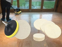 DIY Crafts 3" inch 1 Set - 1, 1 Pc Felt Pad, Backing Pad; Universal Nut; Wool Polishers Polishing Clean Buffing Pad Bonnet for Upholstery Car(3" inch 1 Set - 1, 1 Pc Felt Pad) - Pack Of 1 Set, 7" inch Felt Pad & Backing Big Size