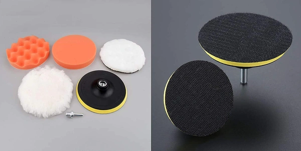 DIY Crafts 2" Inch, 6 Pcs As Image, 12 Pieces Kit Mini Buffing Polishing Detail Polisher Pads Use On Rotary Tools, Drill, Polisher Tool for Tight Area Detailing Polis(2" Inch, 6 Pcs As Image) - 2" Inch, 6 Pcs As Image