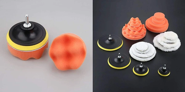 DIY Crafts 2" Inch, 6 Pcs As Image, 12 Pieces Kit Mini Buffing Polishing Detail Polisher Pads Use On Rotary Tools, Drill, Polisher Tool for Tight Area Detailing Polis(2" Inch, 6 Pcs As Image) - 2" Inch, 6 Pcs As Image