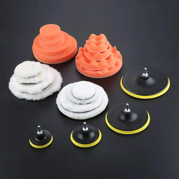 DIY Crafts 2" Inch, 6 Pcs As Image, 12 Pieces Kit Mini Buffing Polishing Detail Polisher Pads Use On Rotary Tools, Drill, Polisher Tool for Tight Area Detailing Polis(2" Inch, 6 Pcs As Image) - 2" Inch, 6 Pcs As Image