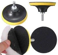 DIY Crafts 3" Inch Combo Kit, Buffing Felt Fur Pad Auto Car Polishing Buffer + Backing Pad + M (3" Inch Combo Kit) - 3" Inch Combo Kit, Multi - Color