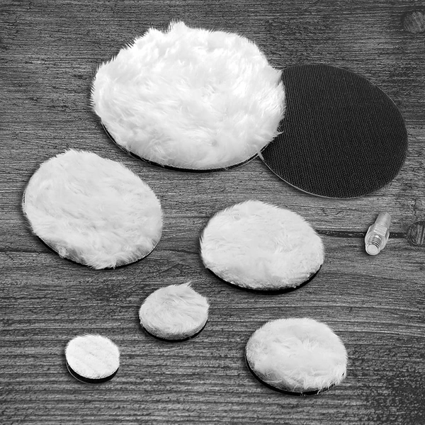 DIY Crafts 3 Pcs, 4" Only Fur Felt Wool Pad, Fur Felt Wool Pad For Your Kit Polishing Wheel Wool Polishing Disc Back Chip Surface Part Ba (3 Pcs, 4" Only Fur Felt Wool Pad) - 3 Pcs, 4" Only Fur Felt Wool Pad