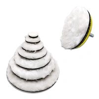 DIY Crafts 5 Pcs, 3" inch Only Furs Pad, Round Hoop & Loop Fur Wool Furs Pad For Woolen Polishing Electric Manicure Drill Machine Buffing Abrasive Tools Buff Art Equipm (5 Pcs, 3" inch Only Furs Pad) - 5 Pcs, 3" inch Only Furs Pad