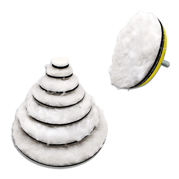 DIY Crafts 5 Pcs, 3" inch Only Furs Pad, Round Hoop & Loop Fur Wool Furs Pad For Woolen Polishing Electric Manicure Drill Machine Buffing Abrasive Tools Buff Art Equipm (5 Pcs, 3" inch Only Furs Pad) - 5 Pcs, 3" inch Only Furs Pad