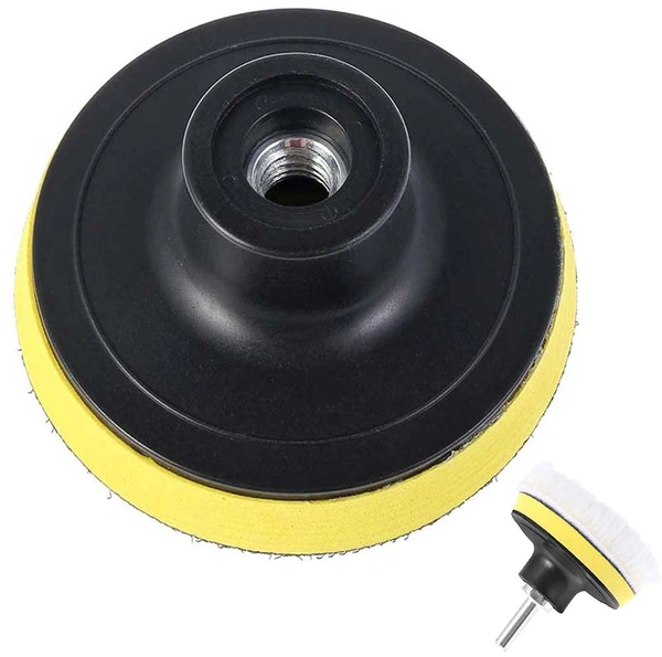 DIY Crafts 3 Pcs, 7" inch Only Backer Pad, Hook & Loop Backing Pad Drill Attachment/Diameter Thread Drill Adapter M10/14 for Electric Drill DIY Tool (3-7" in (3 Pcs, 7" inch Only Backer Pad) - 3 Pcs, 7" inch Only Backer Pad