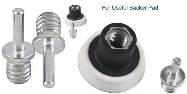 DIY Crafts 3 Pcs, Only M14 Universal Nut, Only M10/14 Wax Polishing Buffing Pad Kit Car Polishing Buffer Set with Drill Adapter for (3 Pcs, Only M14 Universal Nut) - 3 Pcs, Only M14 Universal Nut