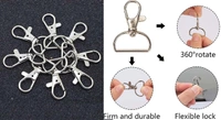DIY Crafts 45 Pcs, Antique Gold, Swivel Clasps Lanyard Snap Hooks Keychain Clip Hook with D Rings and Slide Buckle for Purses Key (45 Pcs, Antique Gold) - 45 Pcs, Antique Gold