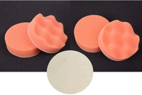 DIY Crafts 3 Sets, Sponge Wool Felt Backer Pad, 4" inch Drill Thread Sucker Wool Cleaning Polishing Sponge Buffing Univ(3 Sets, Sponge Wool Felt Backer Pad) - 3 Sets, Sponge Wool Felt Backer Pad