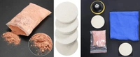 DIY Crafts 32 Pcs Deep Scratch Remover Car All Type Glass Headlight Windshield Polishing Shining Buffing Kit 3'' Wheel Cerium Oxide Cream Window Polishing TREO 95% 2.5microns 1.75oz (50 Grm, Pink) - 50 Grm, Pink
