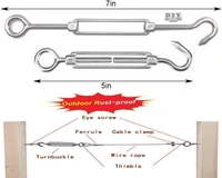 DIY Crafts 36x Pcs 3x Kit Combo Pack, Galavanized Kits, Sun Shade Sail Canopy Accessories Stainless Steel Hardware Kit Turnbuckle Pad Eye (36x Pcs 3x Kit Combo Pack, Galavanized Kits) - 36x Pcs 3x Kit Combo Pack, Galavanized Kits