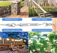 DIY Crafts 36x Pcs 3x Kit Combo Pack, Galavanized Kits, Sun Shade Sail Canopy Accessories Stainless Steel Hardware Kit Turnbuckle Pad Eye (36x Pcs 3x Kit Combo Pack, Galavanized Kits) - 36x Pcs 3x Kit Combo Pack, Galavanized Kits