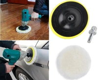 DIY Crafts 3"inch 80mm Compound Drill Buffing Sponge Pads(Polishing Pads, 1 Woolen Buffer and 1 Thread Drill Adapter, M10 Universal Adopter Choice Available (Design # No 1, Pack Of 11) - Design # No 1, Pack Of 11 Pcs