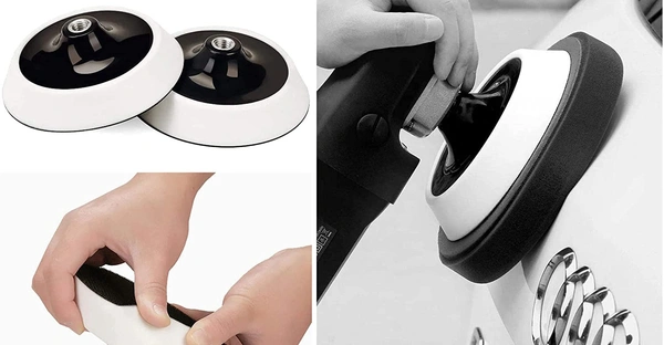 DIY Crafts 3x, 3" inch Backer Pad, Multi Color Backer Pad Only For Buffing Polishing Car Tight Area Detailing Polishing Waxing Sealing Glaze Car Headlights Door Handles S(3x, 3" inch Backer Pad) - 3x, 3" inch Backer Pad