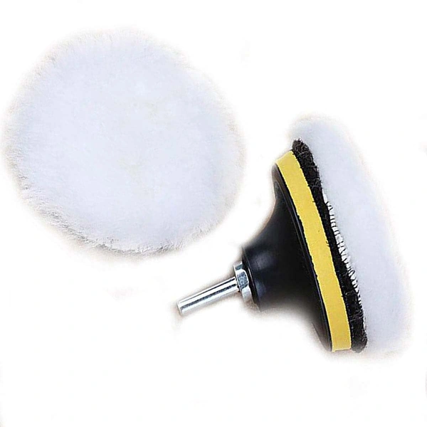 DIY Crafts 4, 5" inch Wool Backer Pad Universal Nut Kit, 3"-7" inch Drill Thread Sucker Wool Cleaning Polishing - Set of As (4, 5" inch Wool Backer Pad Universal Nut Kit) - CM, 5" inch Wool Backer Pad M10/14