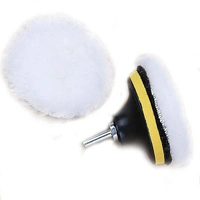 DIY Crafts 4, 7" inch Wool Backer Pad Universal Nut Kit, 3"-7" inch Drill Thread Sucker Wool Cleaning Polishing - Set of As (4, 7" inch Wool Backer Pad Universal Nut Kit) - Standard, 7" inch Wool Backer Pad M10/14
