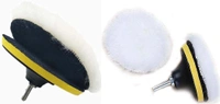 DIY Crafts 4, 7" inch Wool Backer Pad Universal Nut Kit, 3"-7" inch Drill Thread Sucker Wool Cleaning Polishing - Set of As (4, 7" inch Wool Backer Pad Universal Nut Kit) - Standard, 7" inch Wool Backer Pad M10/14