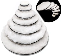 DIY Crafts 5 Pcs, 7" inch Fur Felt Pad Only, Wool Felt Pad For Waxing Felt Pads Buffing Polishing Pad Car Polisher Polishing Floor Wall Car P (5 Pcs, 7" inch Fur Felt Pad Only) - 5 Pcs, 7" inch Fur Felt Pad Only
