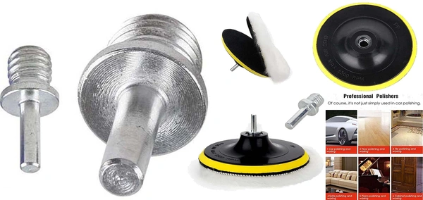 DIY Crafts 4 Pcs, Only M10 Universal Nut, Only M10/14 Wax Polishing Buffing Pad Kit Car Polishing Buffer Set with Drill Adapter for (4 Pcs, Only M10 Universal Nut) - 4 Pcs, Only M10 Universal Nut
