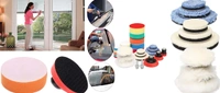 DIY Crafts 100 Grm, 3"Kit, Buffing Polishing Pad Kit 1" 2" 3" Kit 5/8"-11 Thread Backing Pad Adapters for Car Sanding, Polishing, Waxing, Sealing Glaze Cerium Oxide P(100 Grm, 3"Kit) - 100 Grm, 3"Kit