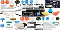 DIY Crafts 90 Pcs 15x6, 3"inch, Mini 1-3"inch Choice 1-7"inch Felts Sponge Buffing Pads Waxing Pads Drill Adapter M10/14 for Tight Areas Detailing Polishing Waxing & Seal(90 Pcs 15x6, 3"inch) - 90 Pcs 15x6, 3"inch