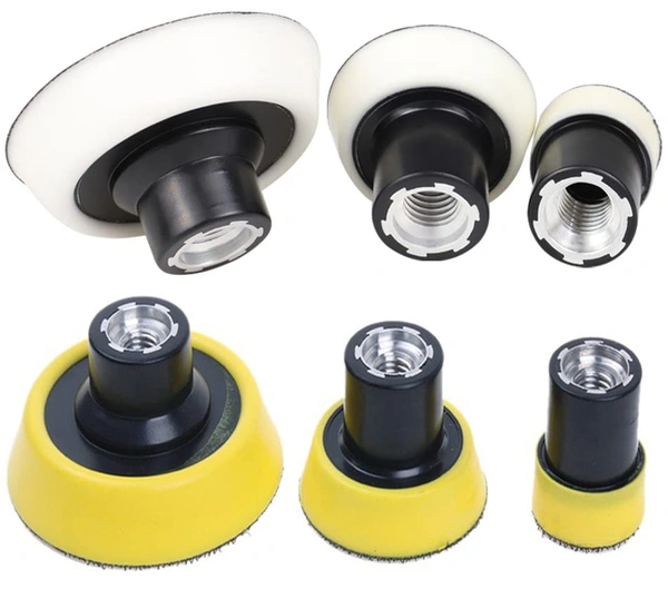 DIY Crafts 4x, 1" inch Backer Pad, Multi Color Backer Pad Only For Buffing Polishing Car Tight Area Detailing Polishing Waxing Sealing Glaze Car Headlights Door Handles S (4x, 1" inch Backer Pad) - 4x, 1" inch Backer Pad