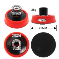 DIY Crafts 4x, 5"inch Backer Plate, Red/White/Black Backer Pad Only For Buffing Polishing Car Tight Area Detailing Polishing Waxing Sealing Glaze Car Headlights Door Handles (4x, 5"inch Backer Plate) - 4x, 5"inch Backer Plate