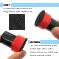 DIY Crafts Red/White/Black Backer Pad Only For Buffing Polishing Car Tight Area Detailing Polishing Waxing Sealing Glaze Car Headlights Door Handles Scratch (Backer Pad Only) (2x, 6"inch Backer Plate) - 2x, 6"inch Backer Plate