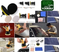 DIY Crafts 4x Felt 4x Fur 1x Nut 1x Backer Pad, 3"inch Kit, 20x Mini Buffing Polishing Detail Polisher On Rotary Tool Cordless Drill Tool for Ti(4x Felt 4x Fur 1x Nut 1x Backer Pad, 3"inch Kit) - 4x Felt 4x Fur 1x Nut 1x Backer Pad, 3"inch Kit