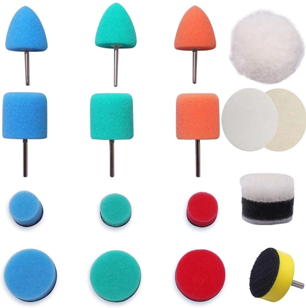 DIY Crafts 4X Felt 4X Fur Pads, 1" Baker Pad Kit, Mini Buffing Polishing Pads Detail Polisher Pad Use On Rotary Tools,Cordles Drill For Tight Area D (4X Felt 4X Fur Pads, 1" Baker Pad Kit) - 4X Felt 4X Fur Pads, 1" Baker Pad Kit