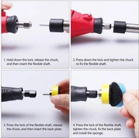 DIY Crafts With 5 Fur 5 Felt Pads, 1"inch Kit, 19 Pcs Mini Buffing Polishing Detail Polisher Pads On Rotary Tools,Cordless Drill, Polisher Tool for Tight Area (With 5 Fur 5 Felt Pads, 1"inch Kit) - With 5 Fur 5 Felt Pads, 1"inch Kit