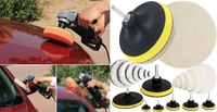 DIY Crafts 4x Kits, 5"inch, Car Buffers and Polishers Kit for Drill, Drill Polishing Wheel Foam Ball Buffing Pads Sponge Ball for Automotive Car Wheels Hub Care, Metal, Plastic, (4x Kits, 5"inch) - 4x Kits, 5"inch