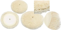 DIY Crafts 4x, Soft Wool Pad Only, Soft Felt Pad Only For Your Deep Scratch Remover Car Glass Headlight Windshield Polishing Wheel Cerium Oxide Cream Window Rep(4x, Soft Wool Pad Only) - 4x, Soft Wool Pad Only