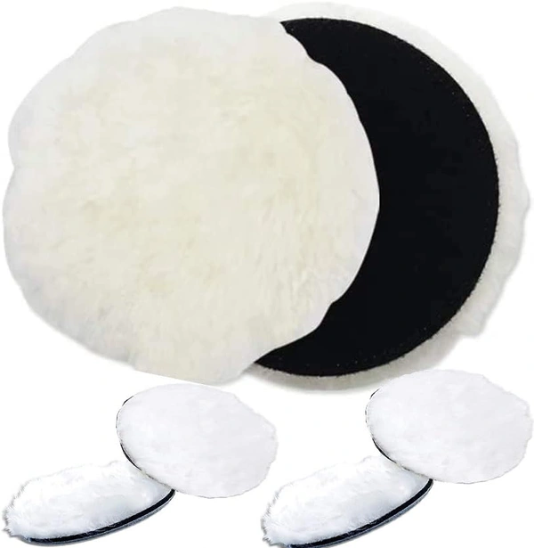 DIY Crafts 5 Pcs, 1" inch Only Wool Pad, Only Woo Pad For Wool+Felt Pad+M10/14 Glass Polishing Deep Scratch Remover Kit for Window Repair Abrasive Discs Polish Windsc(5 Pcs, 1" inch Only Wool Pad) - 5 Pcs, 1" inch Only Wool Pad