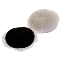 DIY Crafts 5 Pcs, 3" inch Soft Wool Pad, Off White Soft Wool Hoop loop Car Clean Polishing Polisher Buffing Bonnet Pad for Car Bike Polishing Woolen Buffer Wa (5 Pcs, 3" inch Soft Wool Pad) - 5 Pcs, 3" inch Soft Wool Pad
