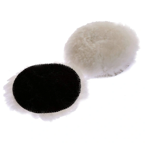 DIY Crafts 5 Pcs, 3" inch Soft Wool Pad, Off White Soft Wool Hoop loop Car Clean Polishing Polisher Buffing Bonnet Pad for Car Bike Polishing Woolen Buffer Wa (5 Pcs, 3" inch Soft Wool Pad) - 5 Pcs, 3" inch Soft Wool Pad