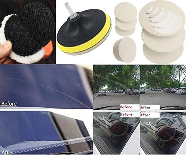 DIY Crafts 5 Pcs, 5" inch High Density Felt Pad Only, High Density Felt Pad For Polishing Waxing Buffing Sponge Pads Sponge Drill Adapter Auto Detai (5 Pcs, 5" inch High Density Felt Pad Only) - 5 Pcs, 5" inch High Density Felt Pad Only