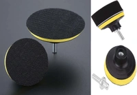 DIY Crafts 5 Pcs, 5" inch Only Backer Pad, 3"/80mm Compound Drill Buffing Sponge Pads Kit for Car Sanding, Polishing, Waxing, (5 Pcs, 5" inch Only Backer Pad) - 5 Pcs, 5" inch Only Backer Pad