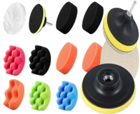 DIY Crafts 5 Pcs, 5" inch Only Backer Pad, 3"/80mm Compound Drill Buffing Sponge Pads Kit for Car Sanding, Polishing, Waxing, (5 Pcs, 5" inch Only Backer Pad) - 5 Pcs, 5" inch Only Backer Pad