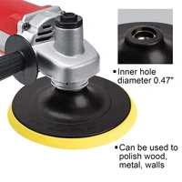 DIY Crafts 2 Pcs, 5" inch Backing Pad Only Hoop Loop, Wool Felt Pad With Hoop & Loop Grinding Polishing Tool for Polishing Metal Surfaces Plastics (2 Pcs, 5" inch Backing Pad Only Hoop Loop) - 2 Pcs, 5" inch Backing Pad Only Hoop Loop