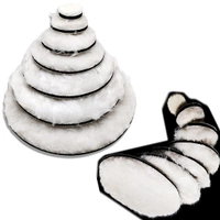 DIY Crafts 25 Pcs, 1" inch Semi Soft Felt Pad Only, Soft Felt Pad Only For Wool Waxing Polishing Buffing Pad Wheel Car Paint Auto Accessories Car (25 Pcs, 1" inch Semi Soft Felt Pad Only) - 25 Pcs, 1" inch Semi Soft Felt Pad Only