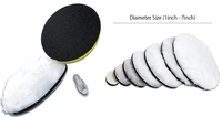 DIY Crafts 25 Pcs, 1" inch Semi Soft Felt Pad Only, Soft Felt Pad Only For Wool Waxing Polishing Buffing Pad Wheel Car Paint Auto Accessories Car (25 Pcs, 1" inch Semi Soft Felt Pad Only) - 25 Pcs, 1" inch Semi Soft Felt Pad Only