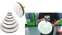 DIY Crafts 25 Pcs, 1" inch Semi Soft Felt Pad Only, Soft Felt Pad Only For Wool Waxing Polishing Buffing Pad Wheel Car Paint Auto Accessories Car (25 Pcs, 1" inch Semi Soft Felt Pad Only) - 25 Pcs, 1" inch Semi Soft Felt Pad Only