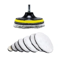 DIY Crafts 25 Pcs, 1" inch Semi Soft Felt Pad Only, Soft Felt Pad Only For Wool Waxing Polishing Buffing Pad Wheel Car Paint Auto Accessories Car (25 Pcs, 1" inch Semi Soft Felt Pad Only) - 25 Pcs, 1" inch Semi Soft Felt Pad Only