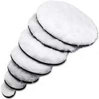 DIY Crafts 5 Pcs, 1"inch Fur Felt Pad Only, Fur Felt Pad Only For Your Kit Backer Nut Drill Buffing Polishing Woolen Buffer Thread Drill Adapter Shan(5 Pcs, 1"inch Fur Felt Pad Only) - 5 Pcs, 1"inch Fur Felt Pad Only