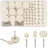 DIY Crafts 5 Pcs, Only 4 Type Felt Pad Cone 1 Mandrel, 5 Pcs Only, Wool Felt Polishing Pad Pcs Wool Felt Polishing Buffing Round Wheel + 1 Shank For soft (5 Pcs, Only 4 Type Felt Pad Cone 1 Mandrel) - 5 Pcs, Only 4 Type Felt Pad Cone 1 Mandrel