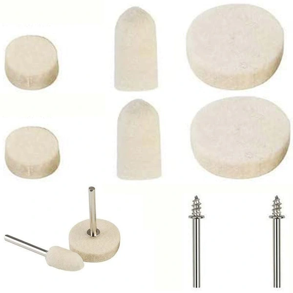DIY Crafts 5 Pcs Set, Only 4 Type Felt Pad Cone 1 Mandrel, 5 Pcs Set, Only 4 Type Felt Pad Cone 1 Mandrel, Wool Felt Polishing Pad Felt Mou (5 Pcs Set, Only 4 Type Felt Pad Cone 1 Mandrel) - 5 Pcs Set, Only 4 Type Felt Pad Cone 1 Mandrel