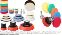 DIY Crafts 50 Grm, 3" inch Kit, 11-19x Polishes Set 1-7" Drill Buffing Buffer Pad Polishing Pad Mix Size Kit, Backing Pad Adapter Power Tools Polishing Pads Exterior Paint C(50 Grm, 3" inch Kit) - 50 Grm, 3" inch Kit