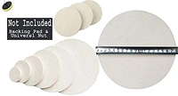 DIY Crafts 5X, 1" inch Felt Pad, Wool Felt Mounted Mandrel Grinding Head Polishing Buffing Bits Accessories A(5X, 1" inch Felt Pad) - 5X, 1" inch Felt Pad